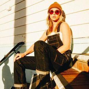 ATWYLD Outlier Overalls Black Size S NWT